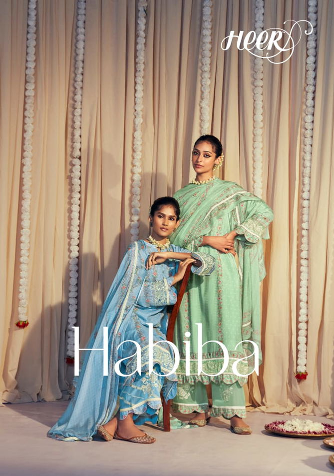 Heer Habiba Kimora Digital Printed Suits Catalog
